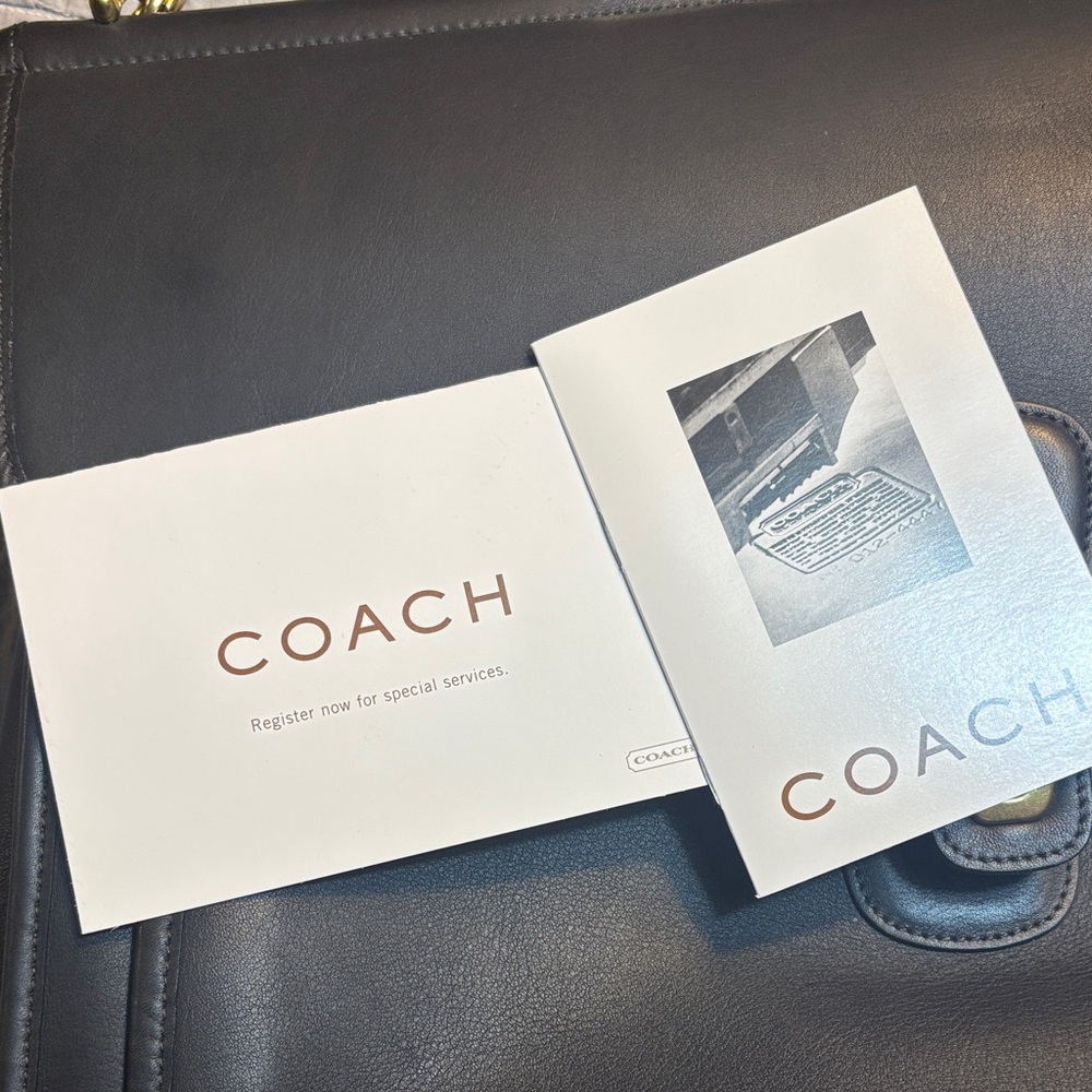 Coach Beekman Briefcase Black Leather, NWOT - Picture 7 of 16